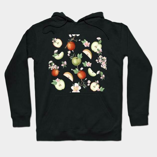 Apple Blossom Whole Foods Hoodie by allthumbs